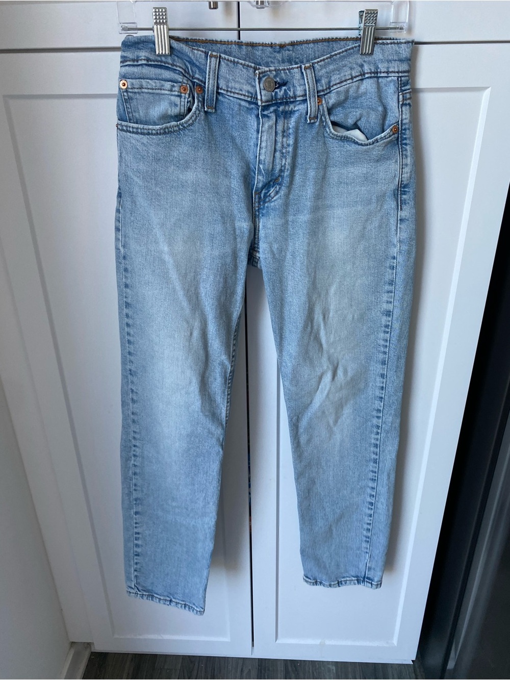 Levi’s womens light blue wash denim jeans w29 l30